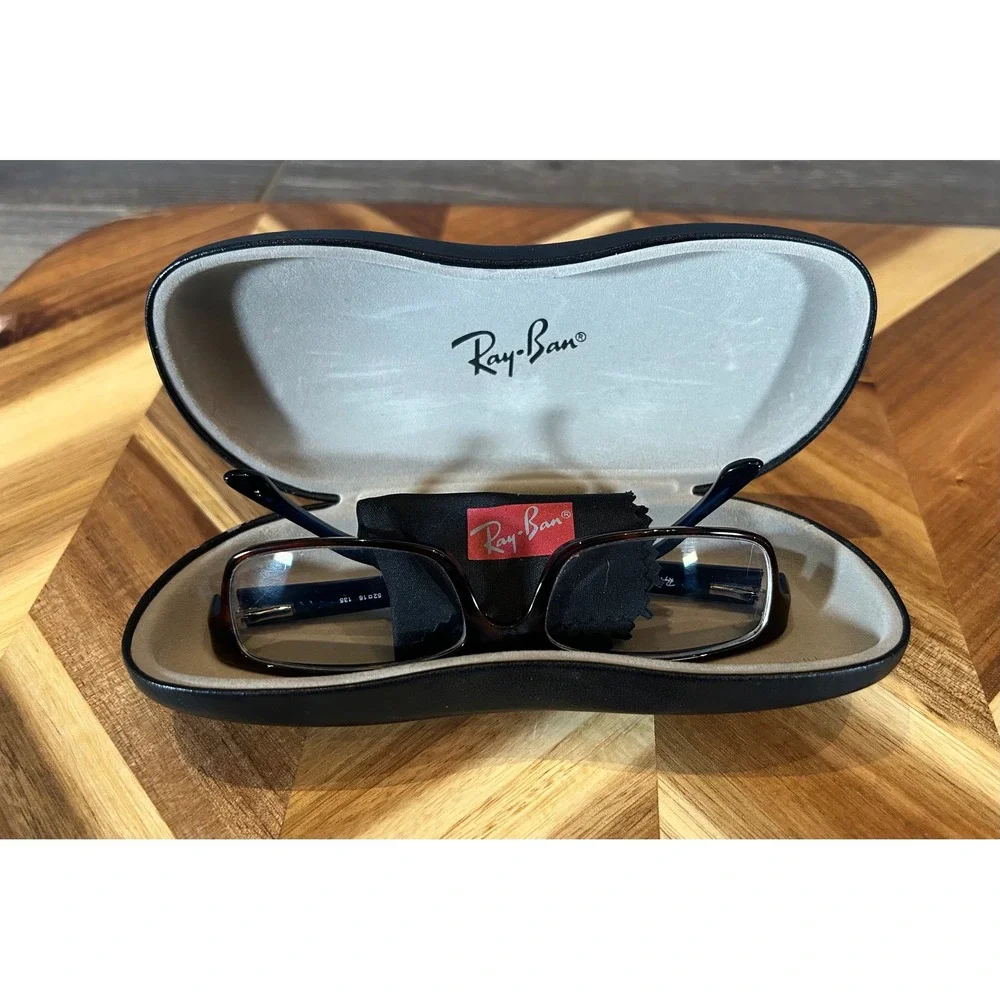 Ray-Ban RB5114 5064 Eyeglasses Frames 52-16-135 Tortoise Blue w/ Case Cloth